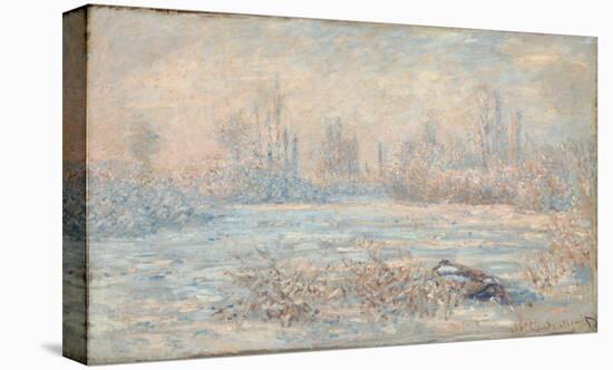 Le Givre, 1880-Claude Monet-Stretched Canvas