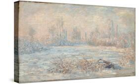 Le Givre, 1880-Claude Monet-Stretched Canvas