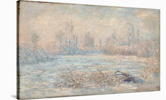 Le Givre, 1880-Claude Monet-Stretched Canvas