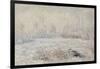 Le givre, pr?de V?euil-Claude Monet-Framed Giclee Print