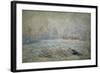 Le Givre Pres de Vetheuil-Claude Monet-Framed Giclee Print