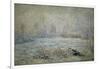 Le Givre Pres de Vetheuil-Claude Monet-Framed Giclee Print