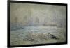 Le Givre Pres de Vetheuil-Claude Monet-Framed Giclee Print