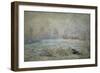 Le Givre Pres de Vetheuil-Claude Monet-Framed Giclee Print