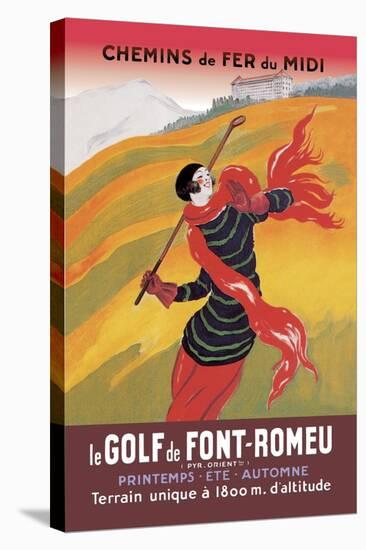 Le Golf De Fon-Romeu-Leonetto Cappiello-Stretched Canvas