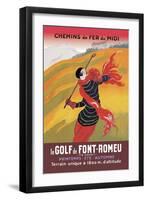 Le Golf De Fon-Romeu-Leonetto Cappiello-Framed Art Print