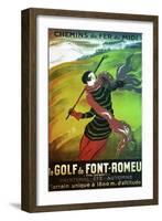 Le Golf de Font Romeau-null-Framed Giclee Print
