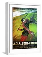 Le Golf de Font Romeau-null-Framed Giclee Print