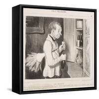 Le Goût-Honore Daumier-Framed Stretched Canvas