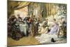 Le Gouter Au Salon Du Peintre, 1891 (Oil on Canvas)-Madeleine Lemaire-Mounted Giclee Print