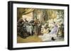 Le Gouter Au Salon Du Peintre, 1891 (Oil on Canvas)-Madeleine Lemaire-Framed Giclee Print