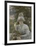 Le goûter. Portrait de Louise Quivoron, soeur de l'artiste-Marie Bracquemond-Framed Giclee Print