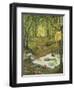 Le Gouter sous Bois, Gerberoy-Henri Eugene Augustin Le Sidaner-Framed Premium Giclee Print