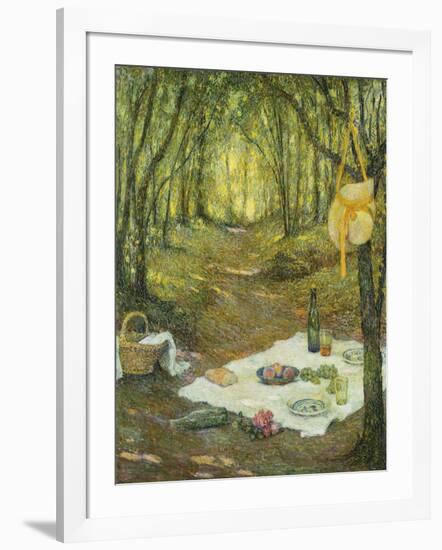 Le Gouter sous Bois, Gerberoy-Henri Eugene Augustin Le Sidaner-Framed Giclee Print