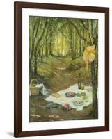 Le Gouter sous Bois, Gerberoy-Henri Eugene Augustin Le Sidaner-Framed Giclee Print