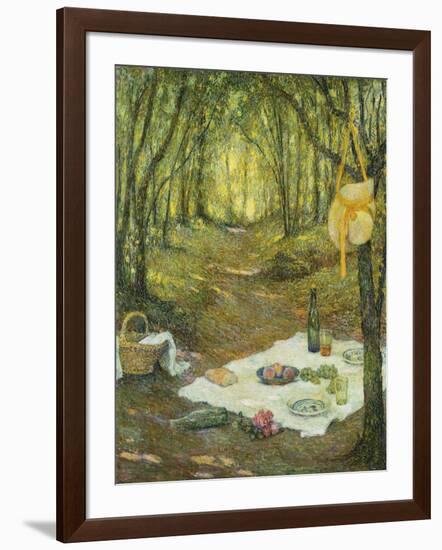 Le Gouter sous Bois, Gerberoy-Henri Eugene Augustin Le Sidaner-Framed Giclee Print