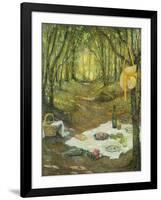 Le Gouter sous Bois, Gerberoy-Henri Eugene Augustin Le Sidaner-Framed Giclee Print