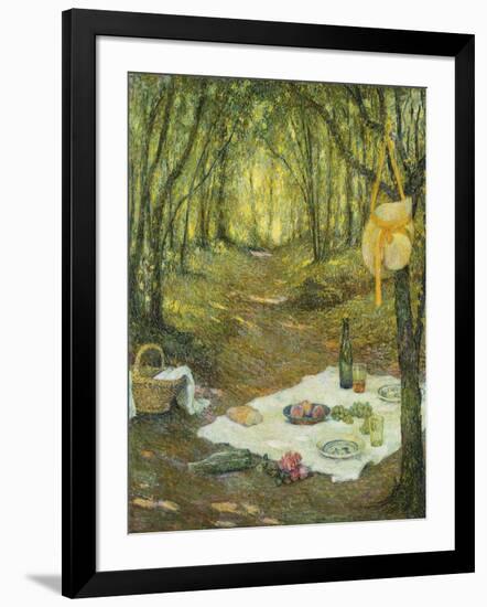 Le Gouter sous Bois, Gerberoy-Henri Eugene Augustin Le Sidaner-Framed Giclee Print