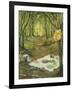 Le Gouter sous Bois, Gerberoy-Henri Eugene Augustin Le Sidaner-Framed Giclee Print