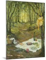 Le Gouter sous Bois, Gerberoy-Henri Eugene Augustin Le Sidaner-Mounted Giclee Print