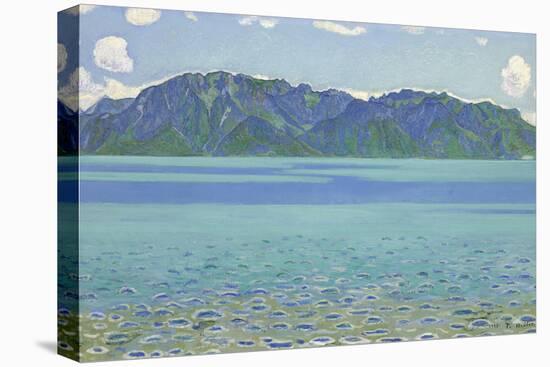 Le Grammont, by Hodler, Ferdinand (1853-1918). Oil on Canvas, 1905. Dimension : 64,5X105,5 Cm. Muse-Ferdinand Hodler-Stretched Canvas