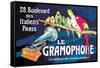 Le Gramophone-Louis Bombled-Framed Stretched Canvas