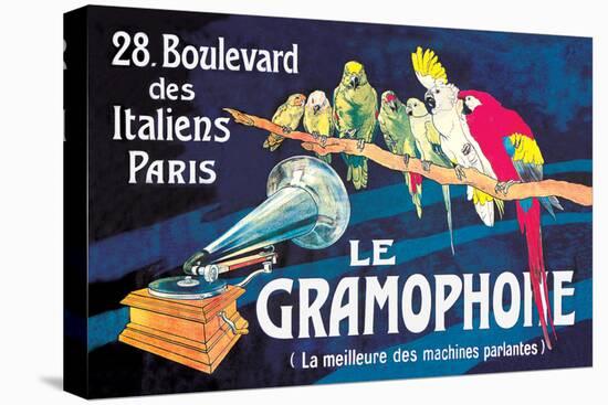 Le Gramophone-Louis Bombled-Stretched Canvas