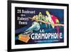 Le Gramophone-Louis Bombled-Framed Art Print