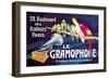 Le Gramophone-Louis Bombled-Framed Art Print