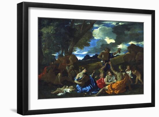 Le Grand Bacchanal, 1627-1628-Nicolas Poussin-Framed Giclee Print