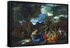 Le Grand Bacchanal, 1627-1628-Nicolas Poussin-Framed Stretched Canvas