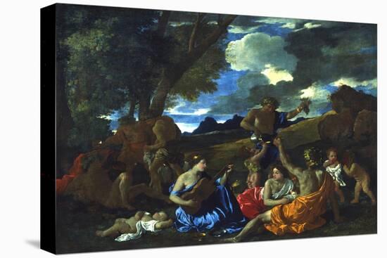 Le Grand Bacchanal, 1627-1628-Nicolas Poussin-Stretched Canvas