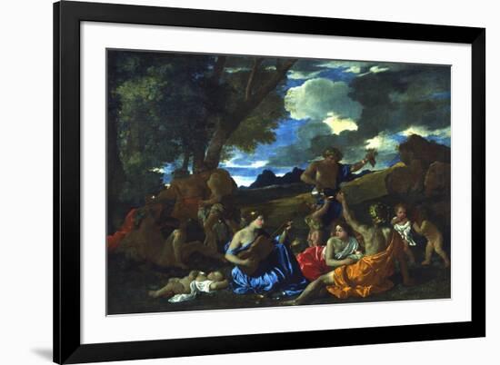 Le Grand Bacchanal, 1627-1628-Nicolas Poussin-Framed Giclee Print