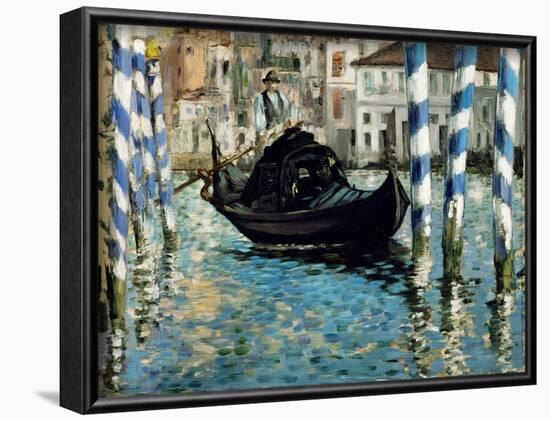 Le Grand Canal, Venise (Venise bleu)-Edouard Manet-Framed Giclee Print