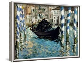 Le Grand Canal, Venise (Venise bleu)-Edouard Manet-Framed Giclee Print