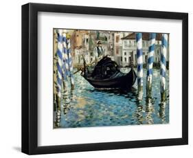 Le Grand Canal, Venise (Venise bleu)-Edouard Manet-Framed Giclee Print