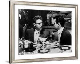 Le grand chantage SWEET SMELL OF SUCCESS by Alexander Mackendrick with Burt Lancaster, Tony Curtis,-null-Framed Photo