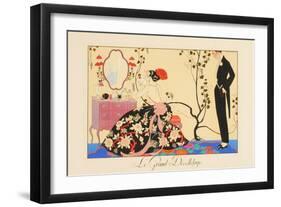 Le Grand Decolletage-Georges Barbier-Framed Giclee Print