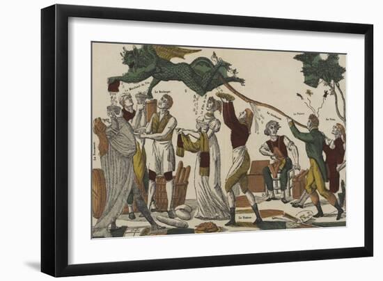 Le grand Diable d'argent, patron de la finance-null-Framed Giclee Print