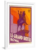 Le Grand Hotel, Roma-Found Image Press-Framed Giclee Print