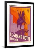 Le Grand Hotel, Roma-Found Image Press-Framed Giclee Print