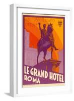 Le Grand Hotel, Roma-Found Image Press-Framed Giclee Print