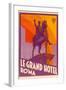 Le Grand Hotel, Roma-Found Image Press-Framed Giclee Print