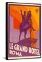 Le Grand Hotel, Roma-null-Framed Stretched Canvas