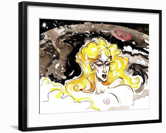 Le Grand Macabre' - illustration to comic opera by György Ligeti-Neale Osborne-Framed Giclee Print