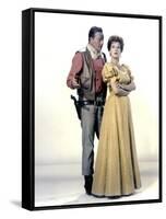 Le grand McLintock (McLINTOCK ! ) by Andrew V. McLaglen with John Wayne and Maureen O'Hara, 1963 (p-null-Framed Stretched Canvas