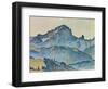 Le Grand Muveran (Berner Alpen), 1912-Ferdinand Hodler-Framed Giclee Print