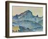 Le Grand Muveran (Berner Alpen), 1912-Ferdinand Hodler-Framed Giclee Print