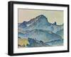 Le Grand Muveran (Berner Alpen), 1912-Ferdinand Hodler-Framed Giclee Print