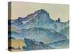 Le Grand Muveran (Berner Alpen), 1912-Ferdinand Hodler-Stretched Canvas